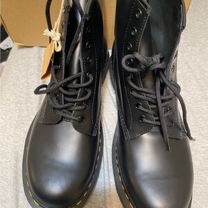 Dr. Martens 1460 Black Leather Lace-Up Boots